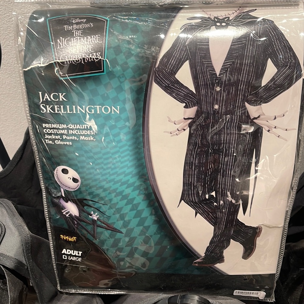 Jack skellington Halloween costume this is the premium edition costume